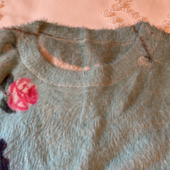 Green printed oversized sweater XL - Picture 5 of 8